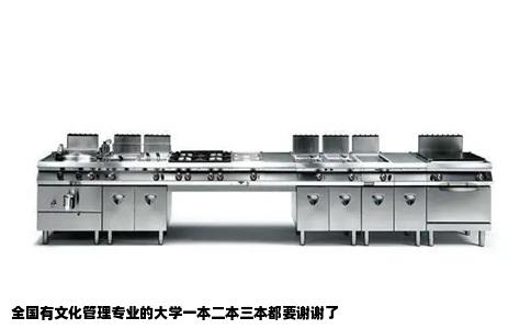 全国有文化管理专业的大学一本二本三本都要谢谢了