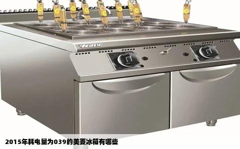 2015年耗电量为039的美菱冰箱有哪些