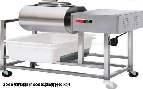 3000多的冰箱和6000冰箱有什么区别