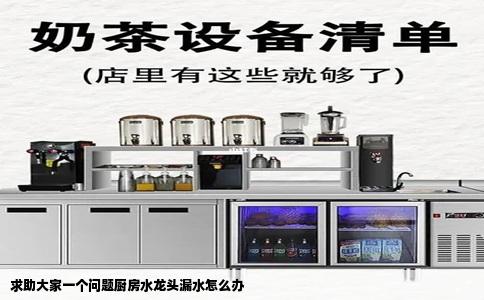 求助大家一个问题厨房水龙头漏水怎么办