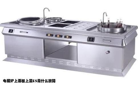电磁炉上面板上显E5是什么故障