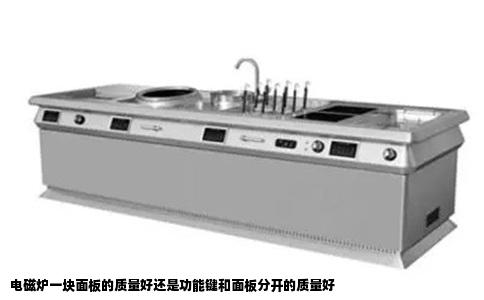 电磁炉一块面板的质量好还是功能键和面板分开的质量好
