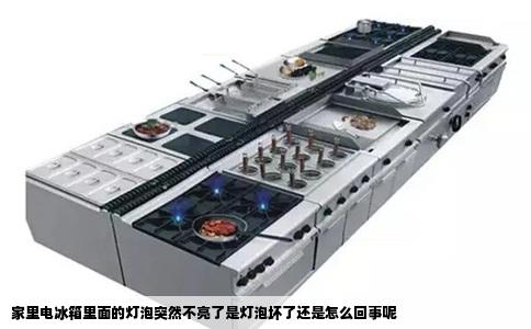家里电冰箱里面的灯泡突然不亮了是灯泡坏了还是怎么回事呢