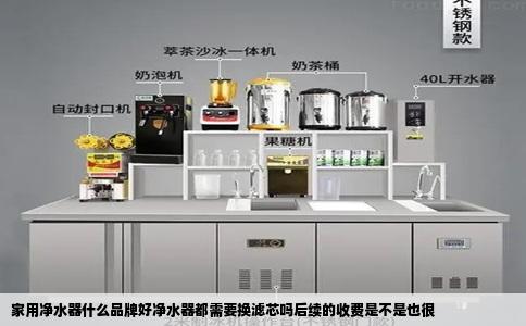 家用净水器什么品牌好净水器都需要换滤芯吗后续的收费是不是也很