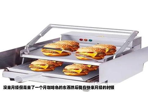 没来月经但是来了一个月咖啡色的东西然后我在快来月经的时候