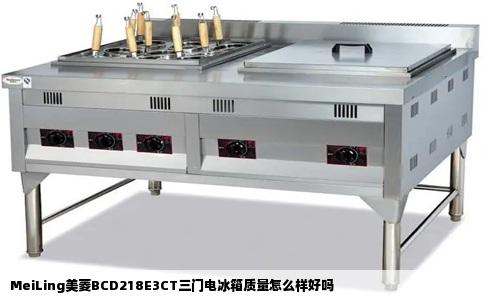 MeiLing美菱BCD218E3CT三门电冰箱质量怎么样好吗