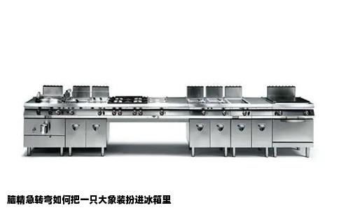 脑精急转弯如何把一只大象装扮进冰箱里