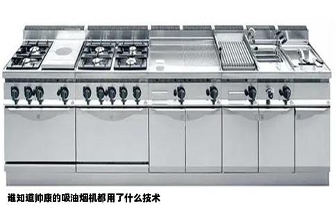 谁知道帅康的吸油烟机都用了什么技术