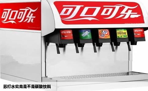 苏打水究竟是不是碳酸饮料