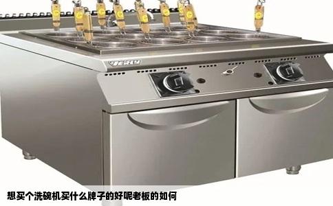 想买个洗碗机买什么牌子的好呢老板的如何