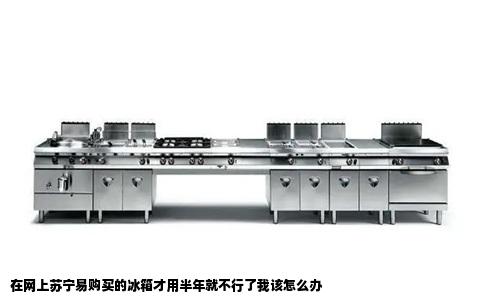 在网上苏宁易购买的冰箱才用半年就不行了我该怎么办