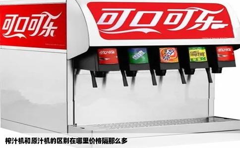 榨汁机和原汁机的区别在哪里价格隔那么多