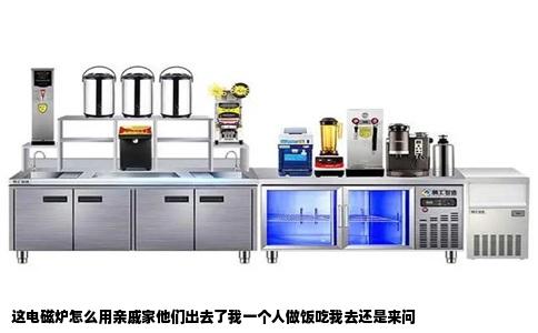 这电磁炉怎么用亲戚家他们出去了我一个人做饭吃我去还是来问